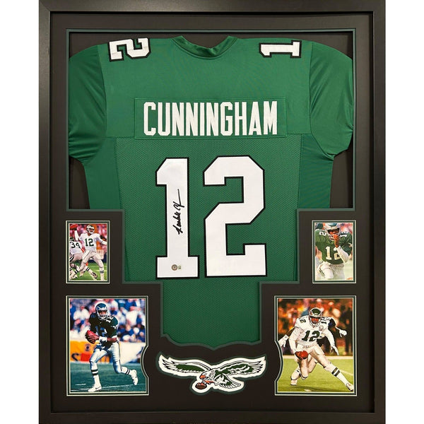 Randall Cunningham Autographed Signed Framed Eagles Philadelphia Jersey BECKETT