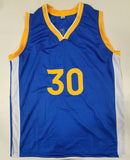 STEPHEN CURRY SIGNED PRO STYLE CUSTOM XL JERSEY JSA STICKER