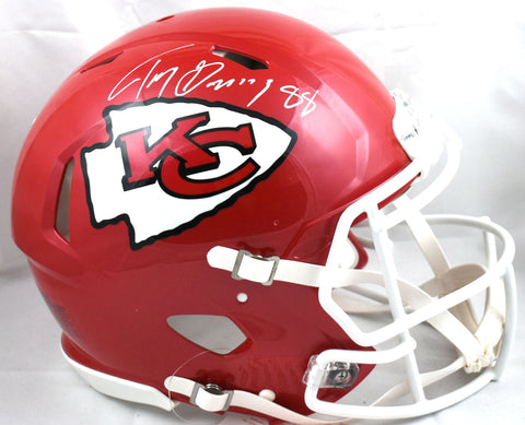 Tony Gonzalez Autographed Chiefs F/S Speed Authentic Helmet- Beckett W Hologram