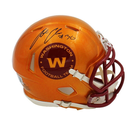 Austin Ekeler Signed Washington Commanders Speed Flash NFL Mini Helmet