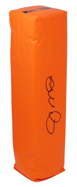 Joe Montana Signed BSN Orange Endzone Football Pylon - (FANATICS COA)