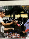 Tom Brady & David Ortiz Inscribed Signed Auto Photo Framed To 20x24 Fanatics