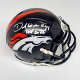 Demarcus Ware Autographed Signed Denver Broncos Mini Helmet HOF 23 Beckett