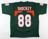 Jeremy Shockey Signed Miami Hurricanes Jersey (JSA COA) New York Giants TE