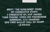Brett Favre Signed Green Bay Custom Stats Sewn Jersey Limited Edition of 444