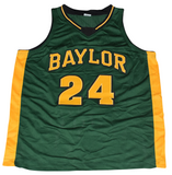 LACEDARIUS DUNN SIGNED BAYLOR BEARS #24 GREEN BASKETBALL JERSEY COA