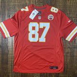 Travis Kelce Signed Autographed Kansas City Chiefs Red Nike Game Jersey Beckett