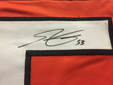 FRAMED Autographed/Signed SHAYNE GOSTISBEHERE 33x42 Philly Orange Jersey JSA COA