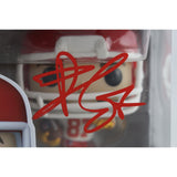 Travis Kelce Autographed/Signed Kansas City Chiefs Funko Pop! #257 Beckett 49092