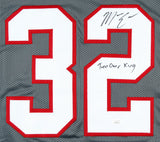 Mike Edwards Signed Tampa Bay Buccaneers Jersey Inscibd Turn Over King (JSA COA)