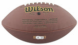 Eagles A.J. Brown Signed Wilson Super Grip Football W/ Case BAS Witnessed