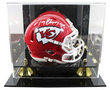 Chiefs Tony Gonzalez Authentic Signed Speed Mini Helmet W/ Case BAS Witnessed