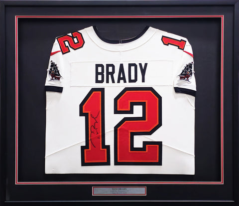 Buccaneers Tom Brady Autographed Framed Authentic Nike Jersey Fanatics 235653