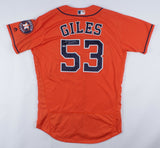 Ken Giles Signed Houston Astros Jersey (MLB Hologram) 2017 World Champ Closer