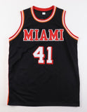 Glen Rice Signed Miami Heat Home Jersey (JSA COA) 3xNBA All-Star Small Forward