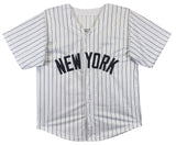 Joe Torre Authentic Signed White Pinstripe Pro Style Jersey BAS Witnessed