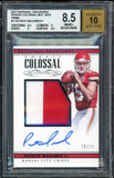 2017 National Treasures Prime Patch RPA #/25 Patrick Mahomes BGS 8.5/10 RC Auto