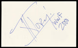 Ivory Lisa Moretti WWE Wrestling "WWF" Signed 3x5 Index Card BAS #BL98606