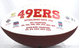 Deion Sanders Autographed 49ers Logo Football - Beckett W Hologram *Black