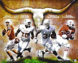 Earl Campbell Vince Young McCoy R. Williams Signed Longhorns 16x20 Photo-Beckett