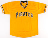 David Freese Signed Pirates Yellow Jersey (TSE Hologram) World Series MVP(2011)