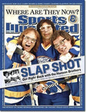 "Slap Shot" 35" x 43" Framed Jersey Signed by (5) Including the Hanson Brothers