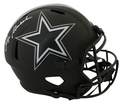 Roger Staubach Autographed Dallas Cowboys Eclipse Replica Helmet BAS 27450