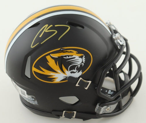 Cody Schrader Signed Missouri Tigers Mini Helmet (Beckett) 5,456 Rushing Yards