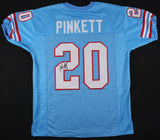 Allen Pinkett Signed Houston Oilers Jersey (JSA COA) Ex Notre Dame Running Back