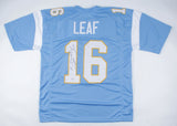 Ryan Leaf Signed Chargers Jersey (PSA COA) San Diego's 1998 #2 Overall Draft Pck