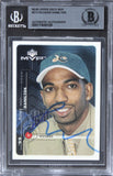 Wizards Richard Hamilton Signed 1999 Upper Deck MVP #213 Rookie Card BAS Slab