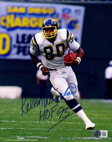 Kellen Winslow Signed San Diego Chargers 8x10 Photo HOF Beckett 45729