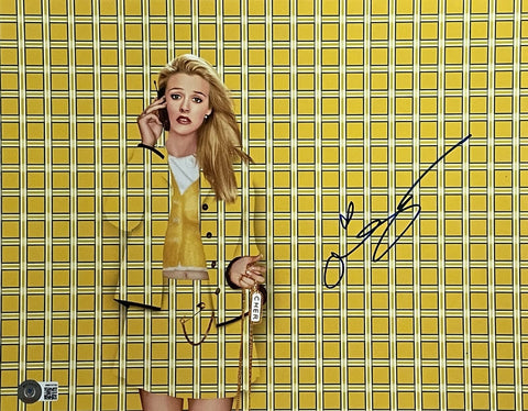 Alicia Silverstone Autographed/Signed Clueless 11x14 Photo Beckett 46647