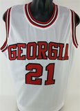 Dominique Wilkins Signed Georgia Bulldogs Jersey (JSA COA) #3 Overall Pick 1982