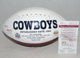 DARREN WOODSON AUTOGRAPHED SIGNED DALLAS COWBOYS WHITE LOGO FOOTBALL JSA