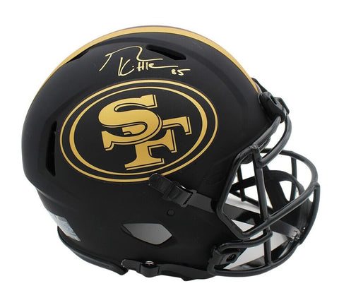 George Kittle Signed San Francisco 49ers Speed Authentic Eclipse NFL Helmet