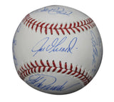 2009 New York Yankees Team Signed World Series Baseball 9 Sigs Steiner 33934