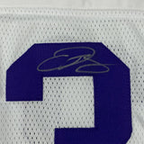 Autographed/Signed ODELL BECKHAM JR. & JARVIS LANDRY LSU White Jersey JSA COA