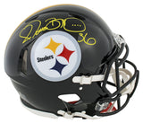 Steelers Jerome Bettis Signed Full Size Speed Proline Helmet W/ Case BAS Witness