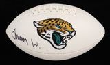 Travon Walker Signed Jacksonville Jaguars Logo Football (Beckett) 2022 #1 Pick