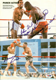 Lennox Lewis & John David Jackson Autographed Magazine Page Photo PSA/DNA S48719