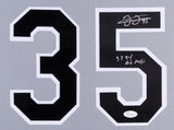 Frank Thomas Signed White Sox 35x43 Custom Framed Jersey Inscribed 93-94 AL MVP