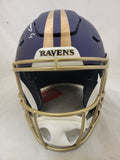 ZAY FLOWERS SIGNED BALTIMORE RAVENS ALTERNATE SPEEDFLEX HELMET BECKETT QR