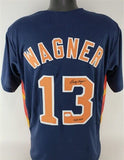 Billy Wagner Signed Inscribed "422 SVS" Houston Astros Jersey (JSA COA)