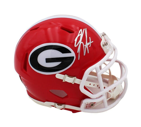 Kirby Smart Signed Georgia Bulldogs Speed NCAA Mini Helmet