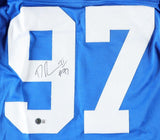 Dexter Lawrence Signed New York Giants Pro Cut Jersey (JSA) 2xNational Champs