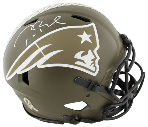 Patriots Tom Brady Signed Salute To Service F/S Speed Proline Helmet Fanatics