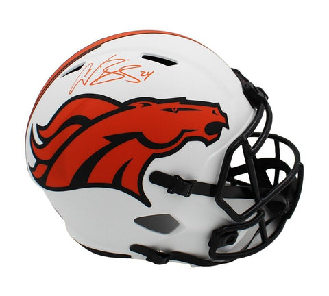 Champ Bailey Signed Denver Broncos Speed Full Size Lunar NFL Helmet