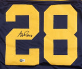 A.J. Dillon Signed Green Bay Packers Throwback Jersey (Beckett)