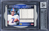 Broncos John Elway Signed 1996 SPX #15 Card Auto Graded Gem Mint 10! BAS Slabbed